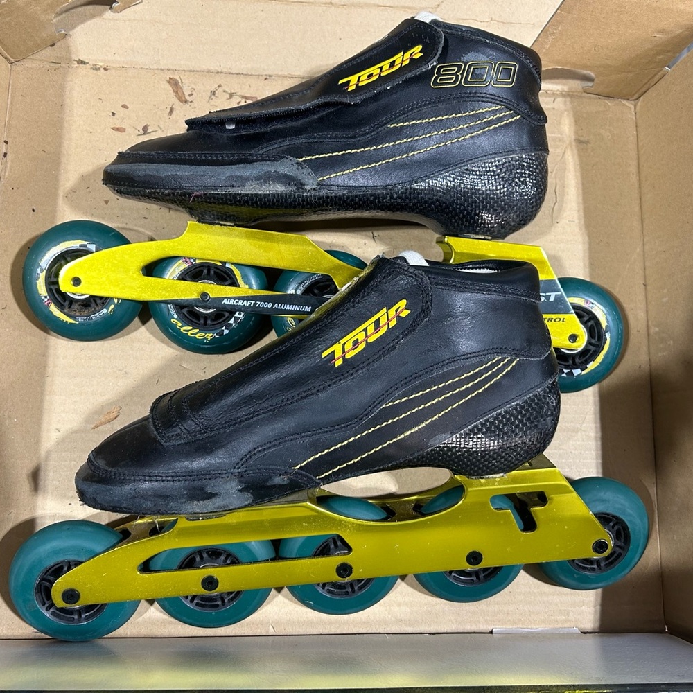 Black And Yellow Inline Skates - image 1
